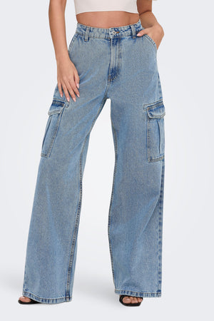 Hope High Waist Denim Jeans - denim blu scuro