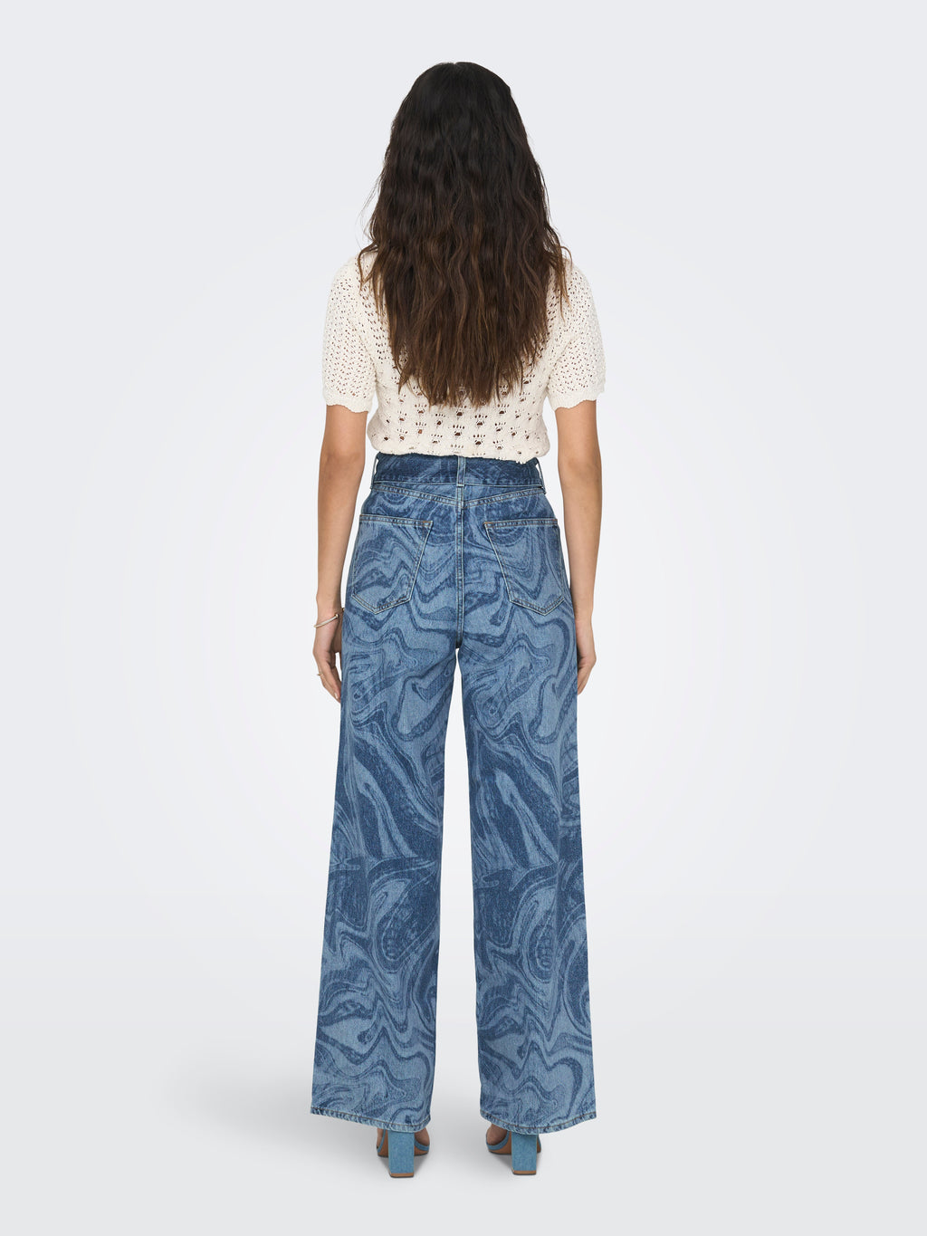 Esther Hope Print - denim blu medio