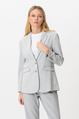 Blazer dalla vestibilità classica - Grigio chiaro