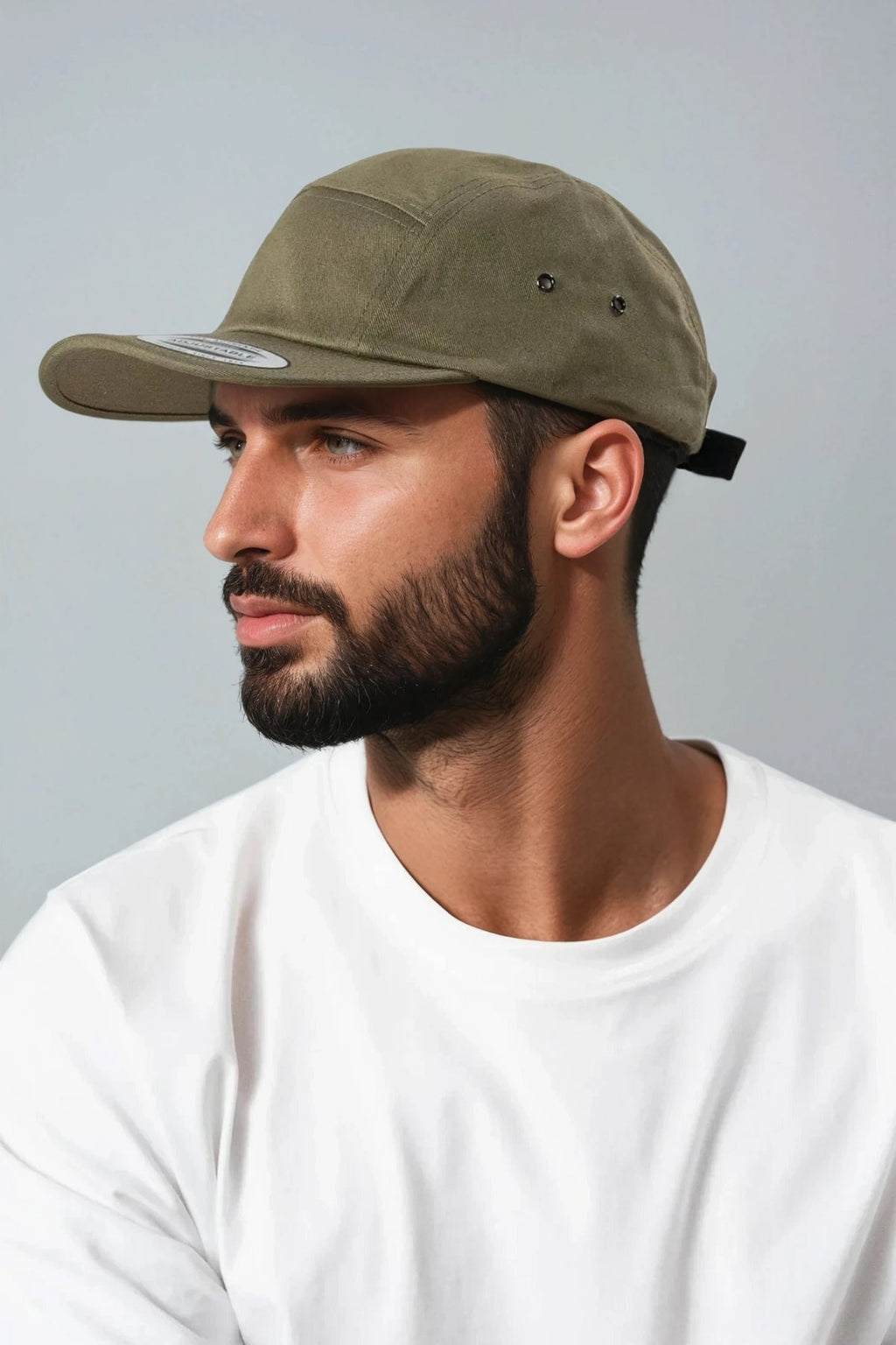 5 Panel Cap - Olive