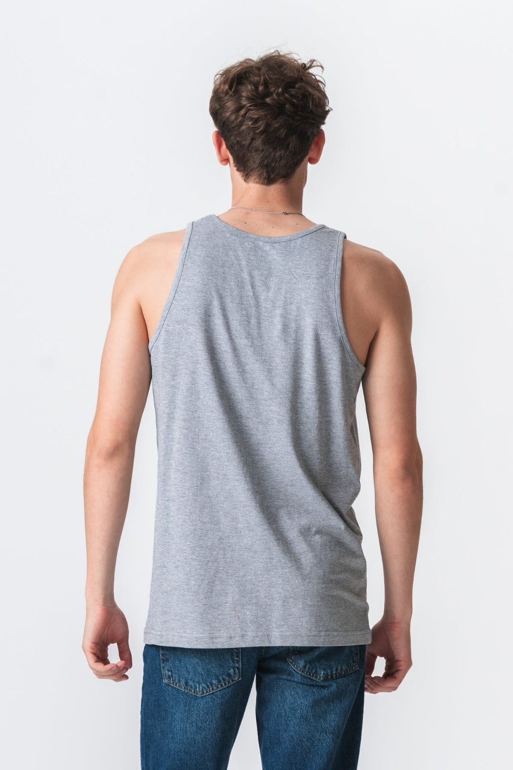 Tanktop di base - grigio