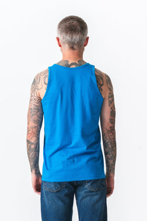 Tanktop di base - Blu benzina