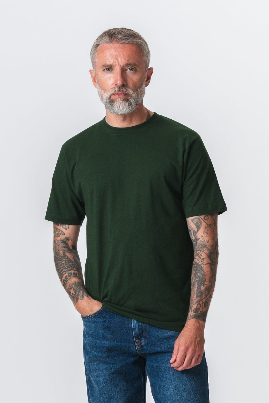 T -shirt oversize - verde scuro