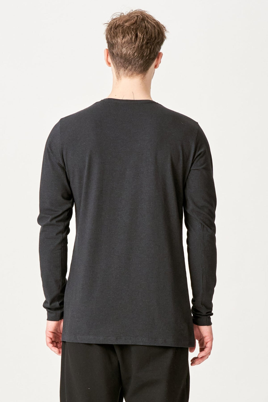 Long-sleeved Muscle T-shirt - Dark Gray