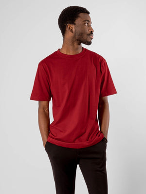 T -shirt oversize - rosso