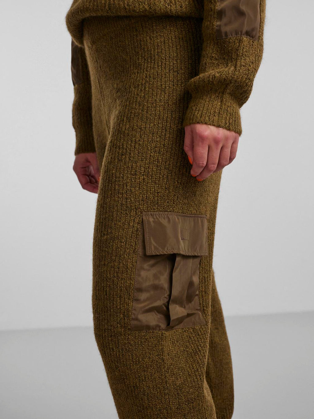 Pantaloni a maglia Naura - Greenne abete