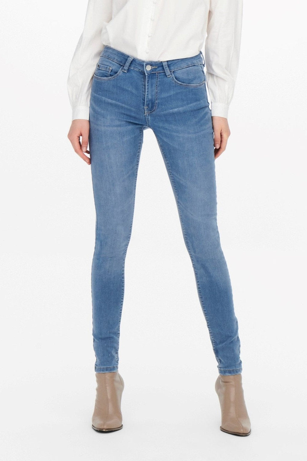 Performance Jeans - Light Blue (Mid Waist)