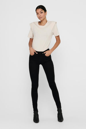 Performance Jeans - Black (High -Waist)