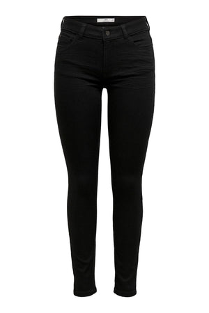 Performance Jeans - Black (mid-waist)