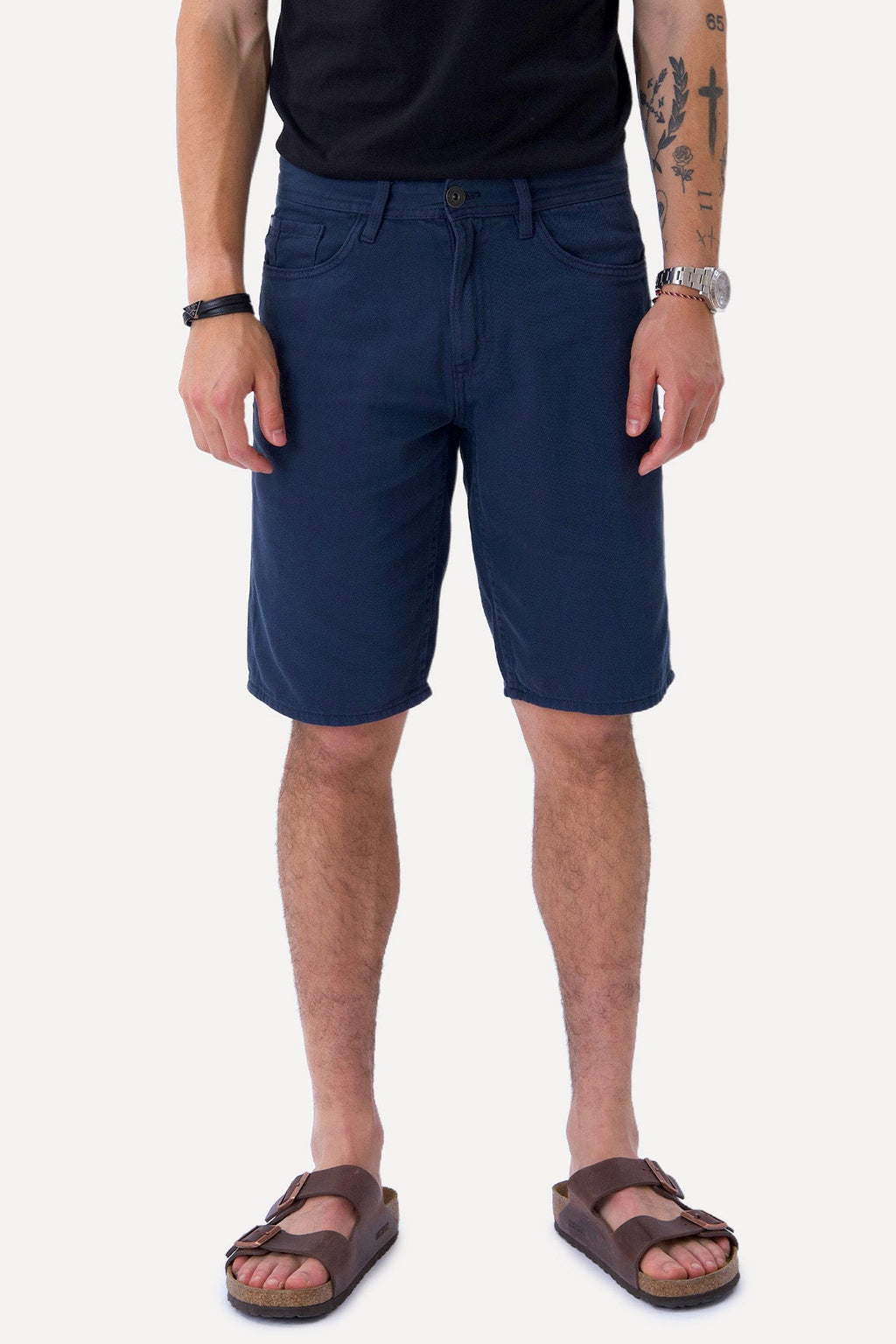 Philip Denim Shorts - Navy