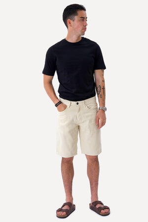 Philip Denim Shorts - Sabbia