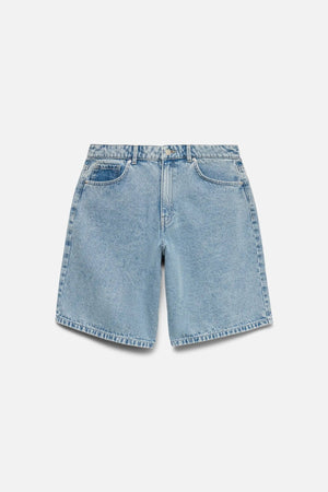 Kath Long Denim Shorts - denim azzurro
