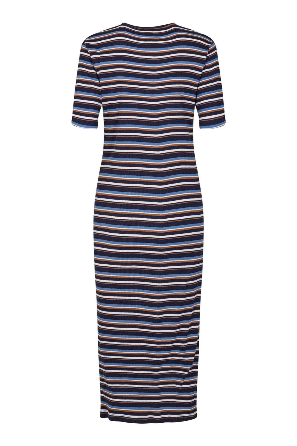 Roberta Dress - Navy Stripe