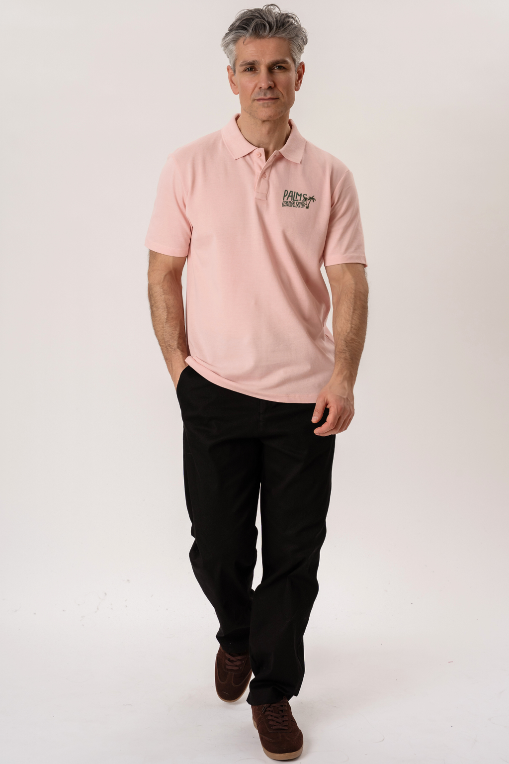 Palms Polo - Peach