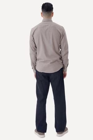 Camicia in flanella - Sabbia