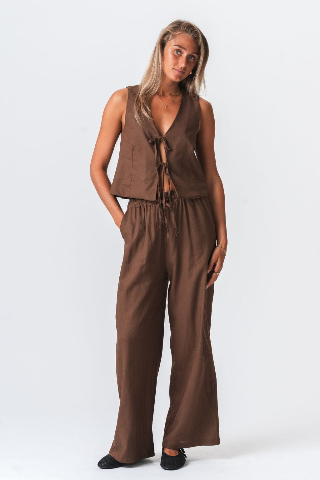 Biancheria Pants - Marrone