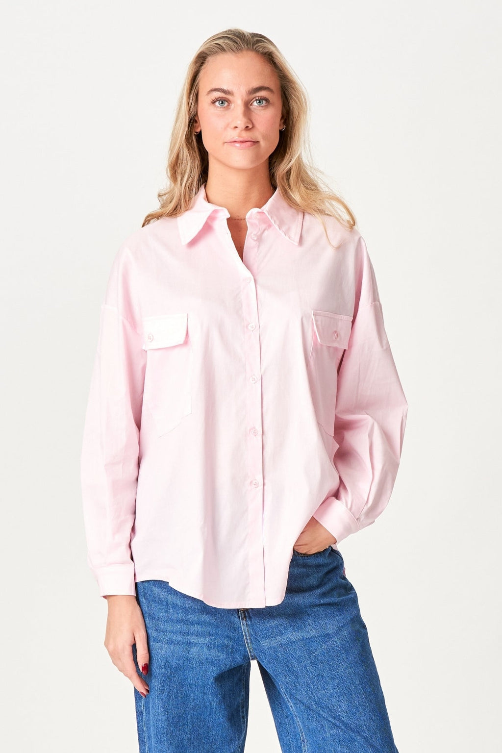 Clara Oversized Shirt - Rosa
