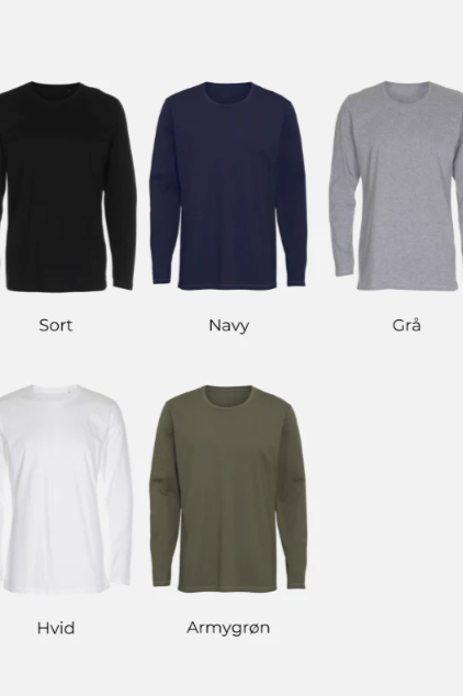 Basic Long Sleeve T-Shirt - Package Deal (7 pcs.)