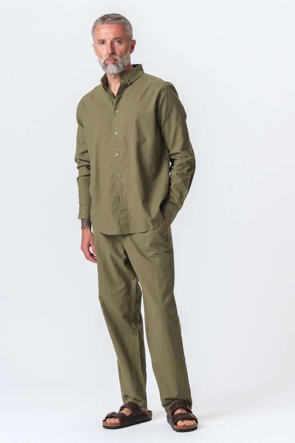 Set di lino (verde) - pacchetto