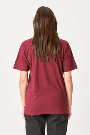 Oversized t-shirt - Burgundy
