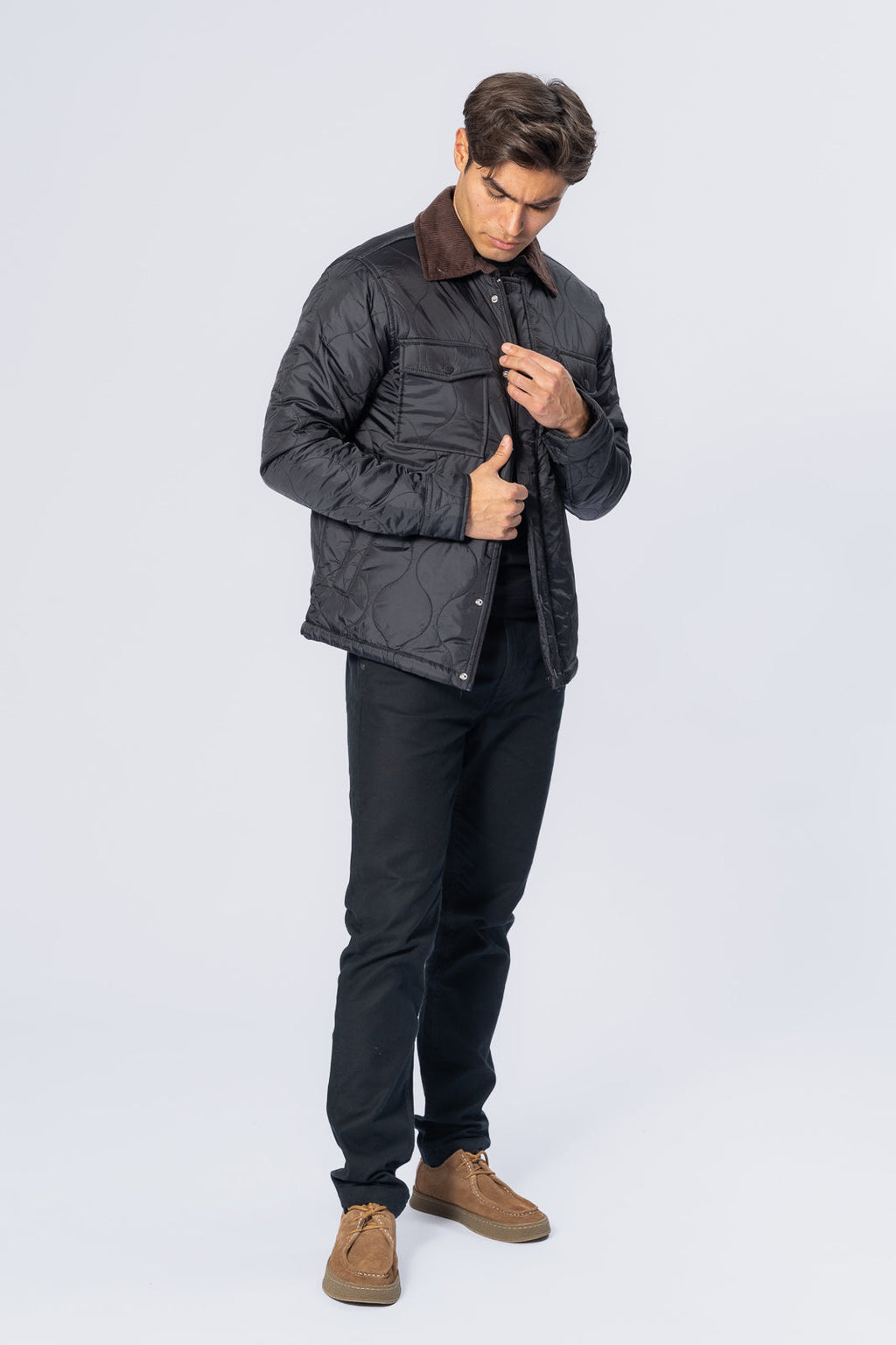 Quilted Jacket - Black