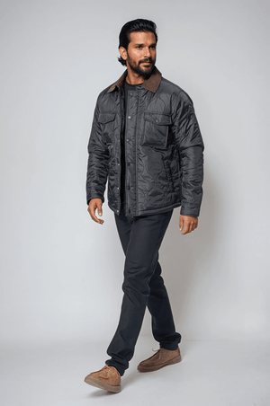 Quilted Jacket - Black