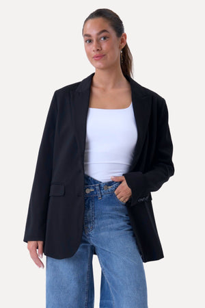 Blazer dalla vestibilità classica - Blu scuro