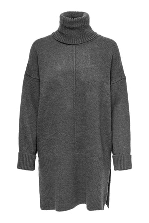 Tatiana Roll Neck Pullover - Grigio scuro