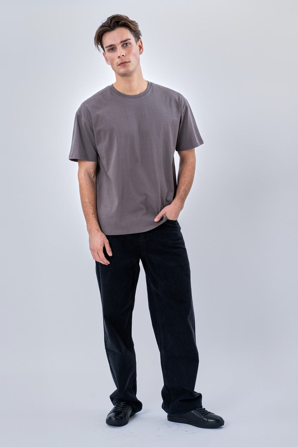 Heavy Boxfit Tee - Dark Grey