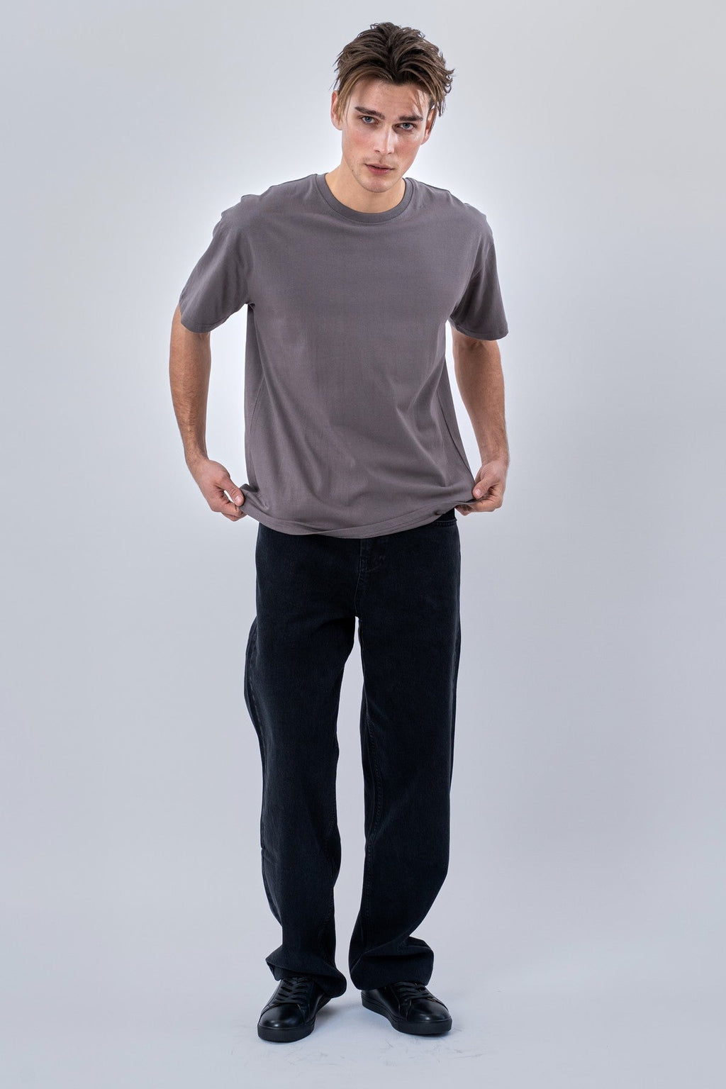 Heavy Boxfit Tee - Dark Grey