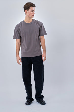 Heavy Boxfit Tee - Dark Grey