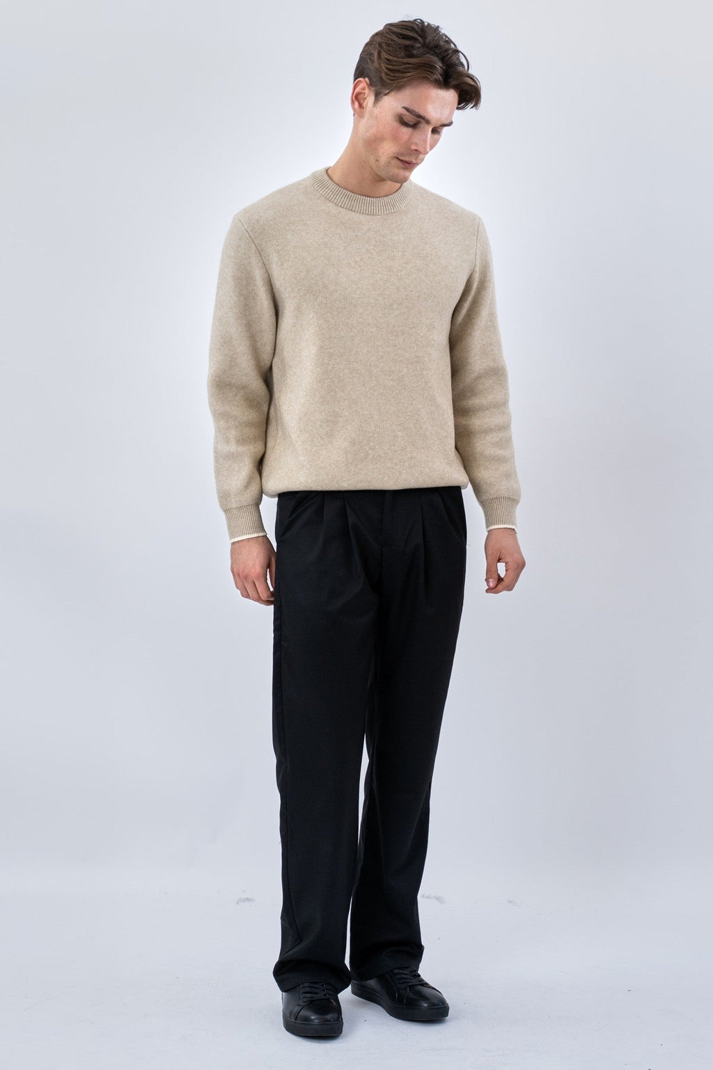 Crewneck Sweater - Beige