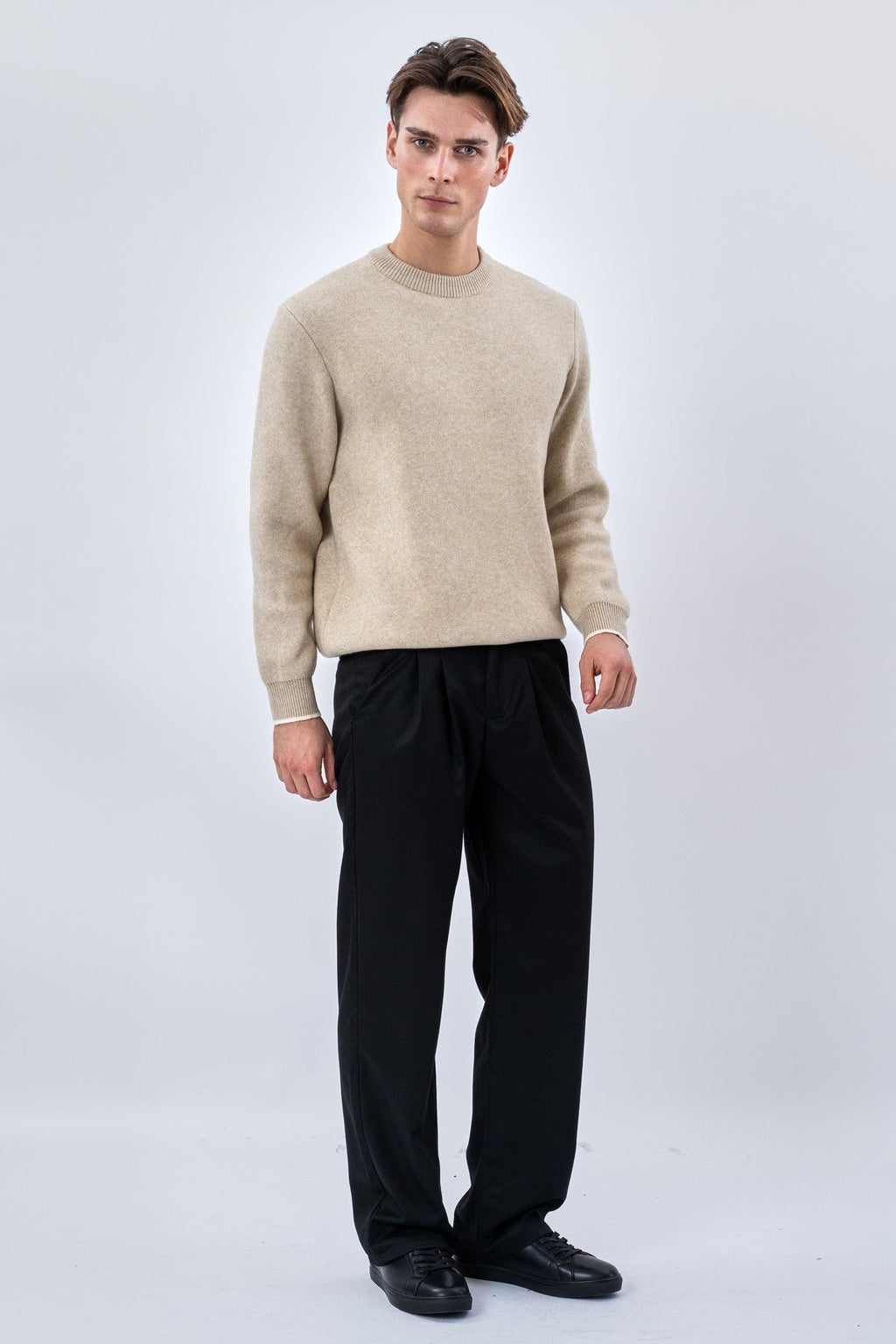 Crewneck Sweater - Beige