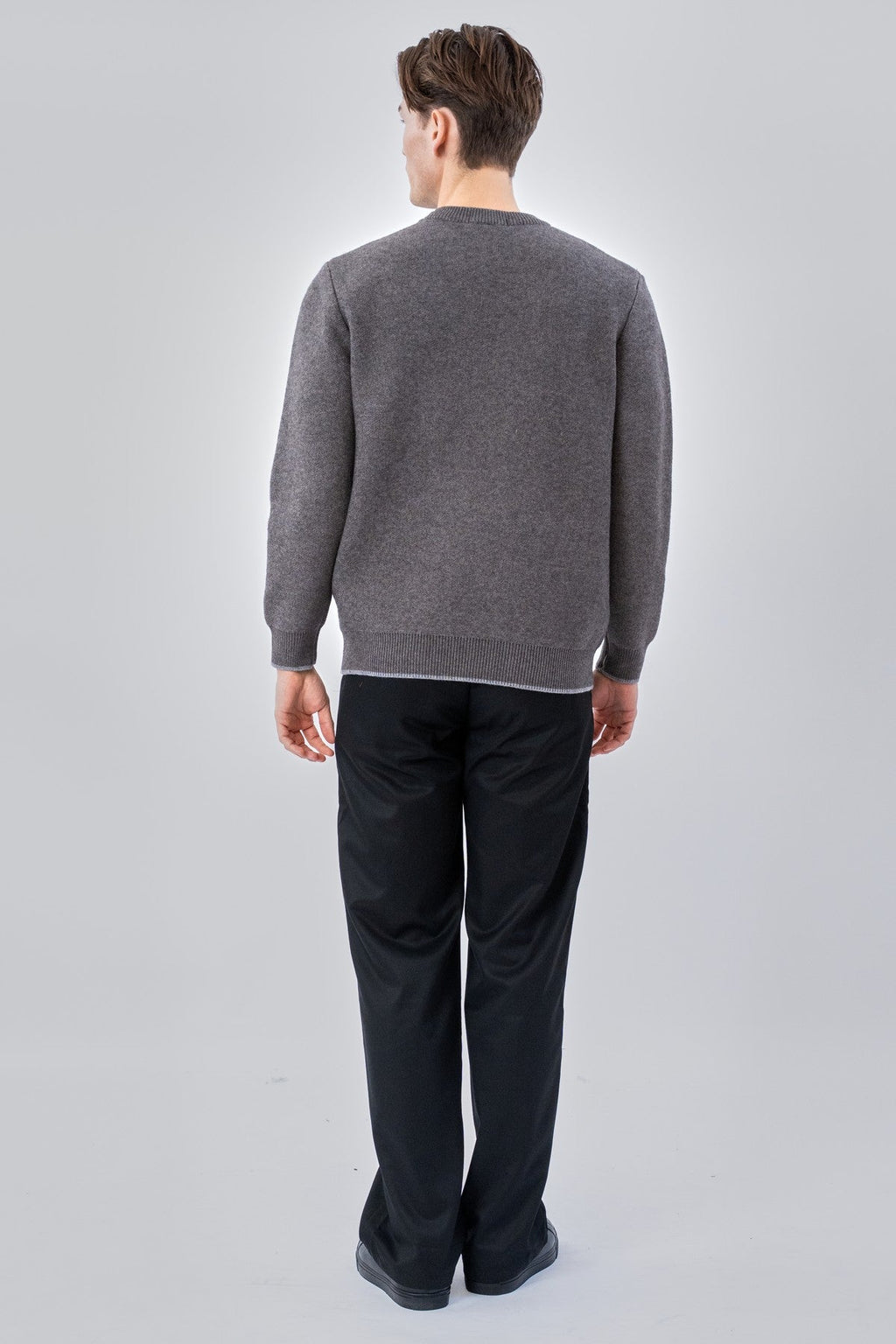 Maglione girocollo - Grigio