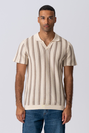 Striped Pullover - Sand