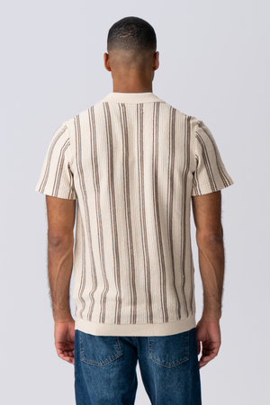 Striped Pullover - Sand