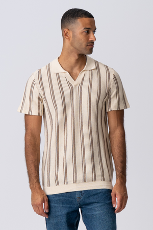 Striped Pullover - Sand