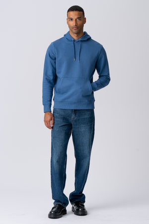 Sweatshirt Hoodie - Dusty Blue