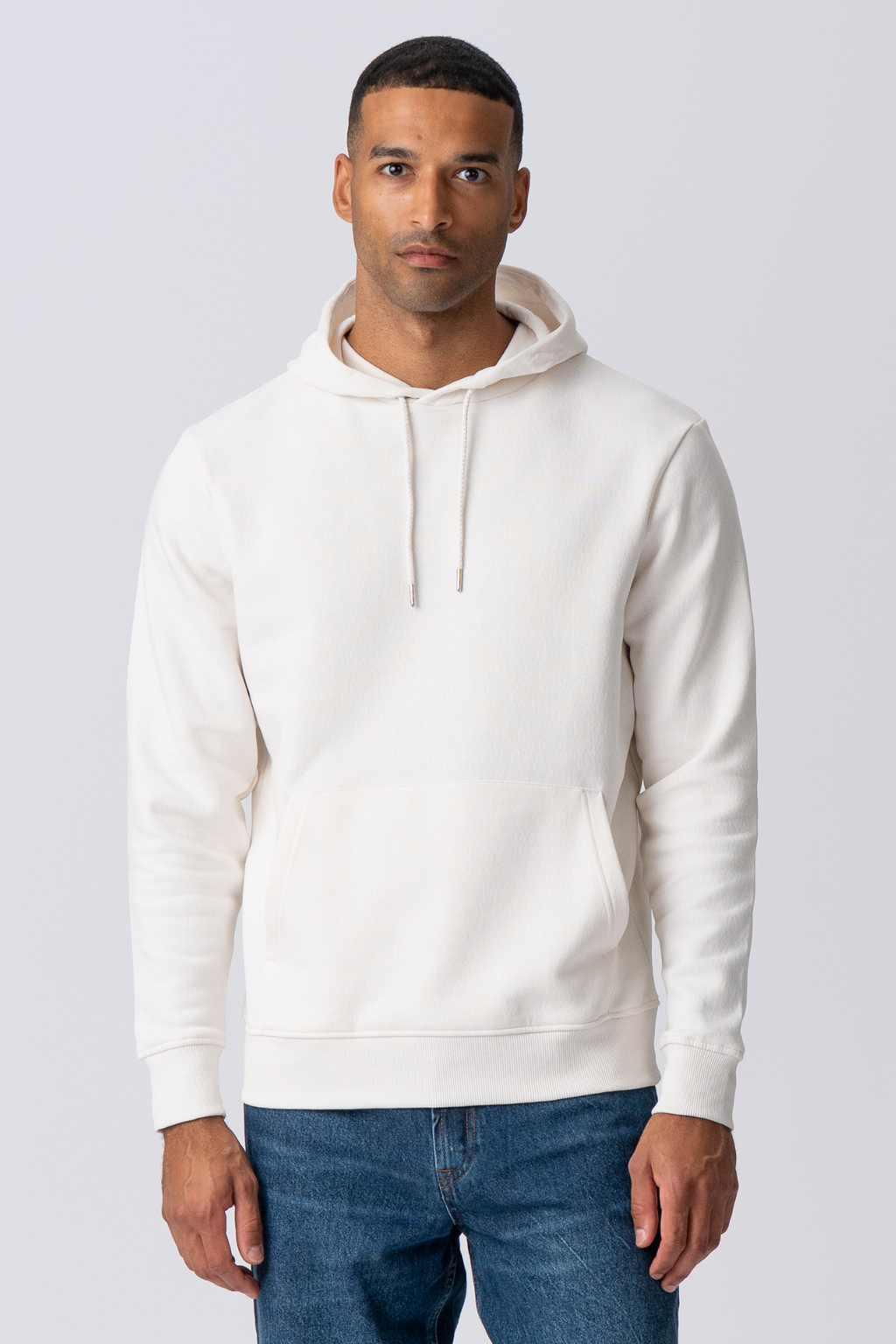 Sweatshirt Hoodie - Beige