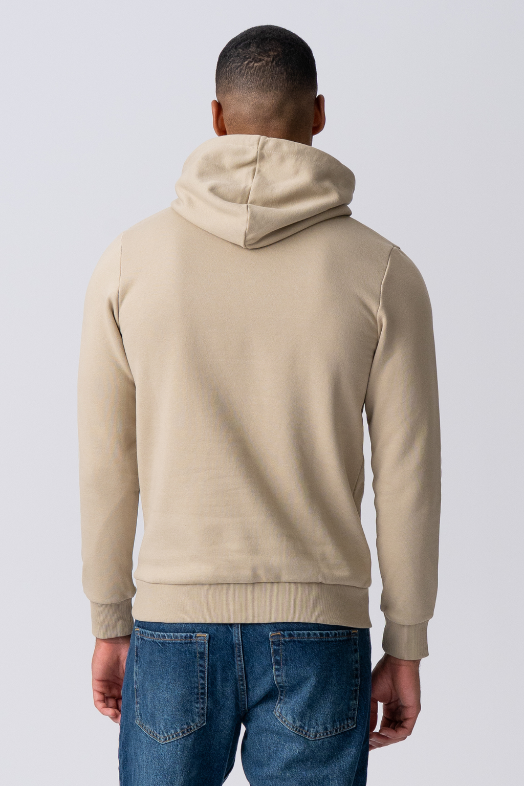 Basic Hoodie Sweat - Dark Beige