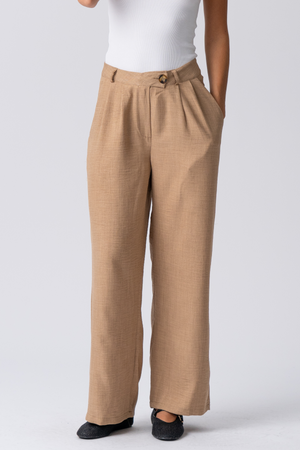 Emma Pants Loose - Brown