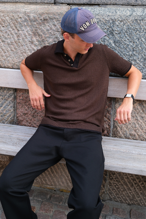 Polo a maglia - Brown