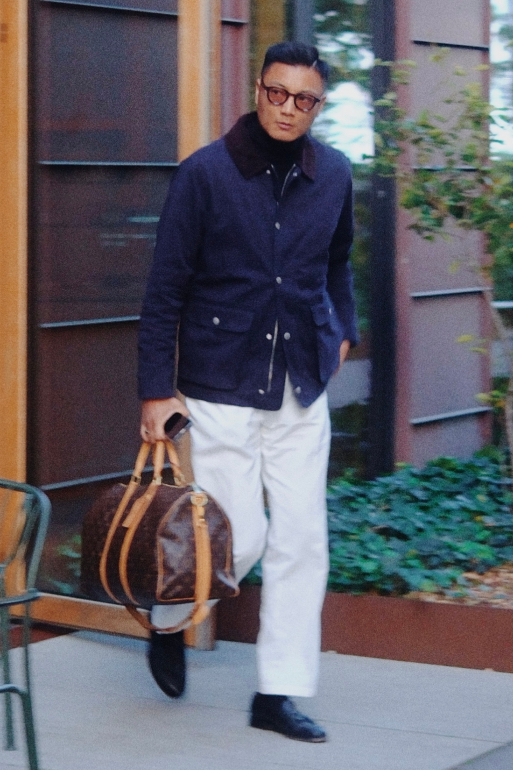 Giacca twill - blu scuro