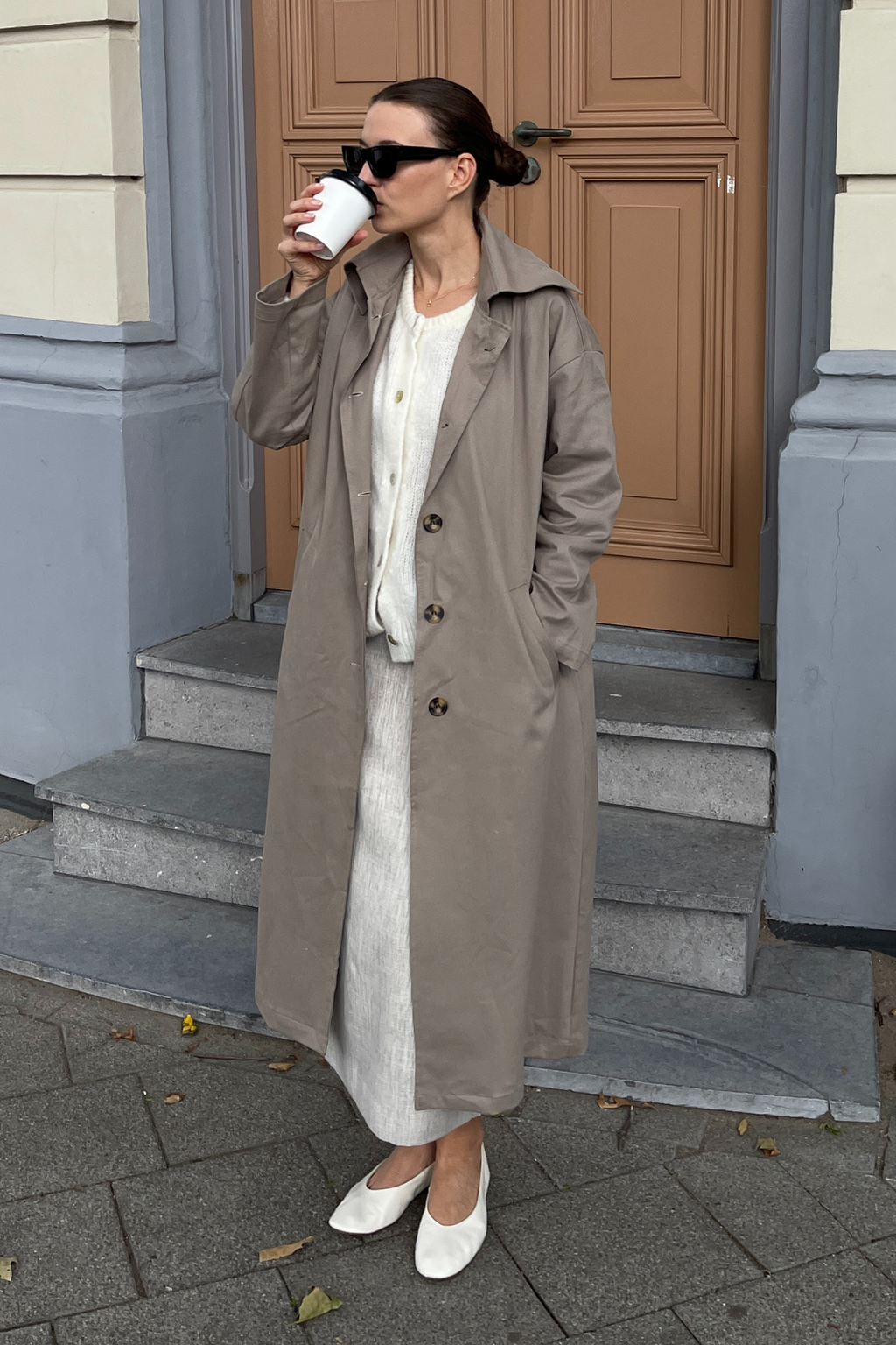 Trench Carla - Sabbia