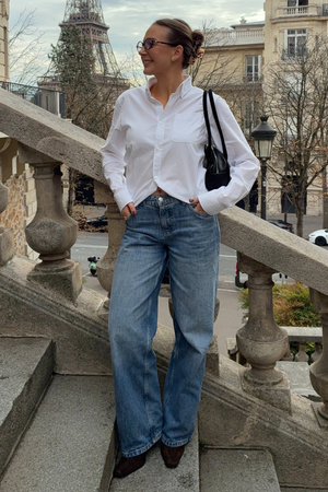 Fidanzato oxford camicia - bianco