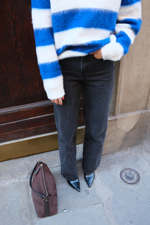 The Original Performance Wide Jeans - Black Denim lavato