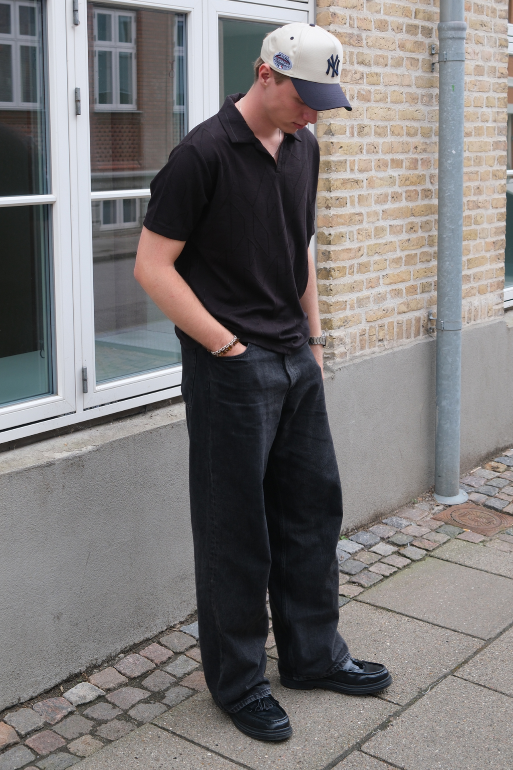 Polo testuzzato di atlas - Nero