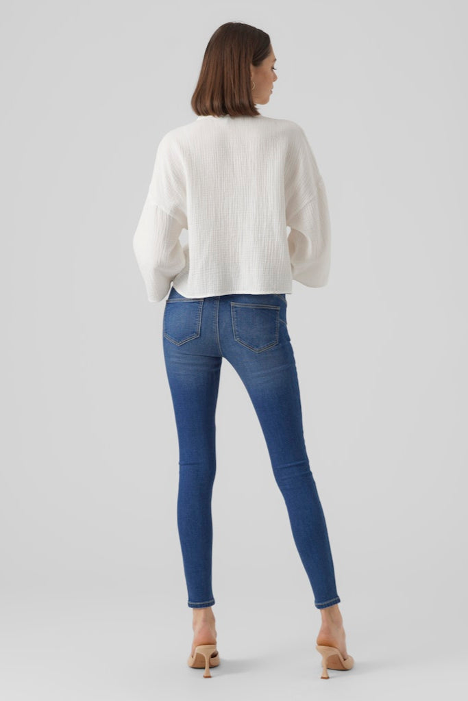 Natali Crop Shirt - Biancaneve