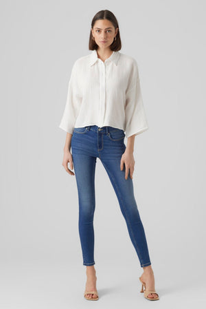 Natali Crop Shirt - Biancaneve