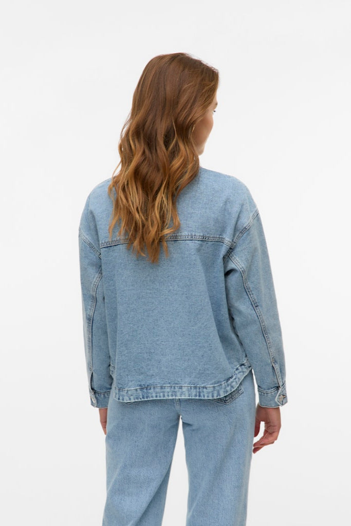 Jamie Denim Shacket - Denim azzurro